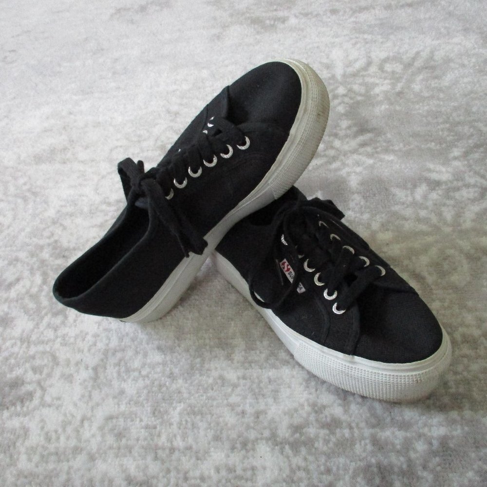 Superga | Canvas Women's Sneakers with White Sole